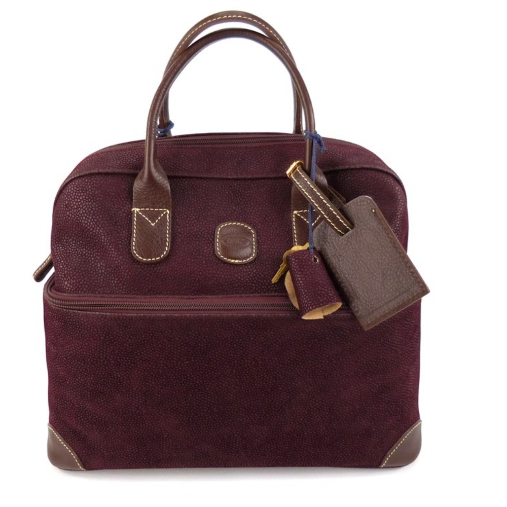 NWT Bric's Life Beauty Case - Grape - Luxurious Italian Travel Cosmetic Bag
